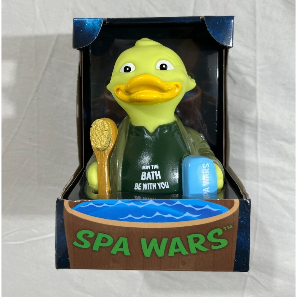 Spa Wars CelebriDucks Yoda Rubber Duck Star Wars Parody May The Bath Be With You